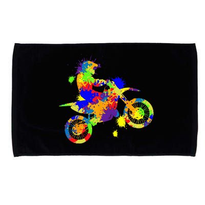 Dirt Bike Rider Motocross Enduro Dirt Biking Microfiber Hand Towel