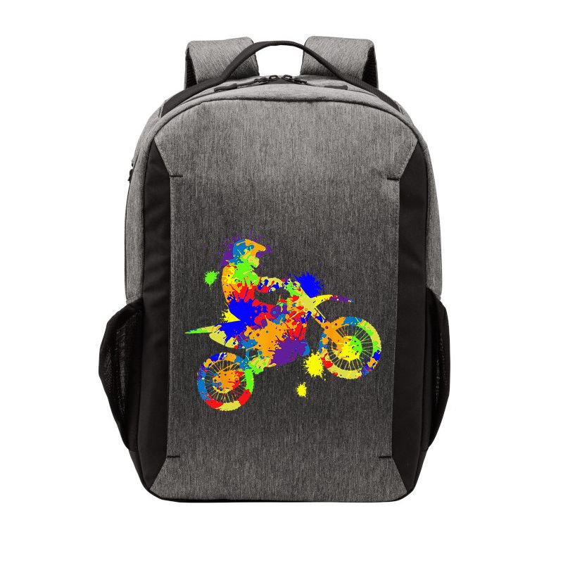 Dirt Bike Rider Motocross Enduro Dirt Biking Vector Backpack