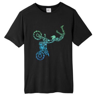 Dirt Bike Rider Motocross Dirt Biking Tall Fusion ChromaSoft Performance T-Shirt