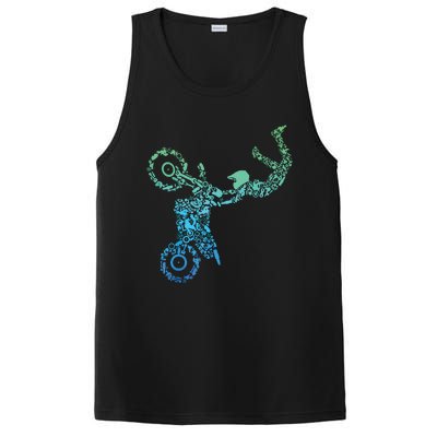 Dirt Bike Rider Motocross Dirt Biking PosiCharge Competitor Tank