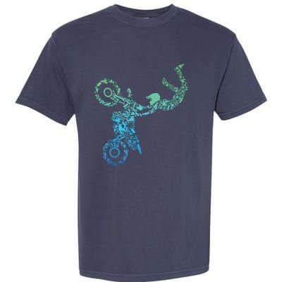 Dirt Bike Rider Motocross Dirt Biking Garment-Dyed Heavyweight T-Shirt