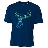 Dirt Bike Rider Motocross Dirt Biking Cooling Performance Crew T-Shirt