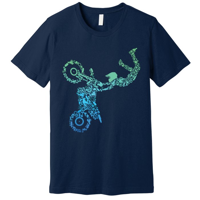 Dirt Bike Rider Motocross Dirt Biking Premium T-Shirt