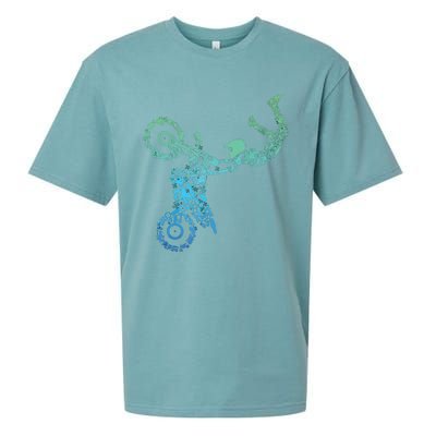 Dirt Bike Rider Motocross Dirt Biking Sueded Cloud Jersey T-Shirt