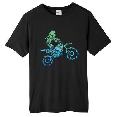 Dirt Bike Rider Motocross Dirt Biking Gift Tall Fusion ChromaSoft Performance T-Shirt