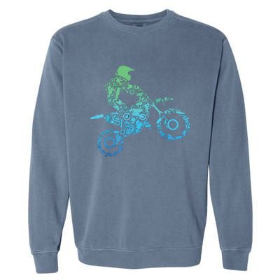 Dirt Bike Rider Motocross Dirt Biking Gift Garment-Dyed Sweatshirt