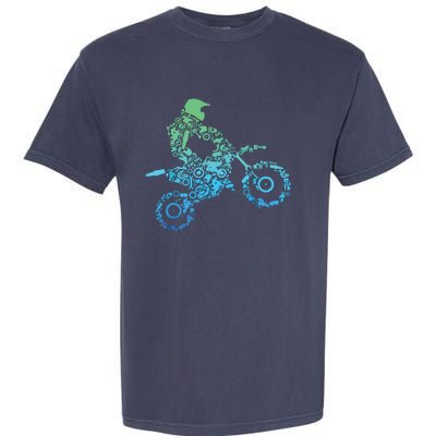 Dirt Bike Rider Motocross Dirt Biking Gift Garment-Dyed Heavyweight T-Shirt