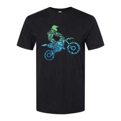 Dirt Bike Rider Motocross Dirt Biking Gift Softstyle CVC T-Shirt