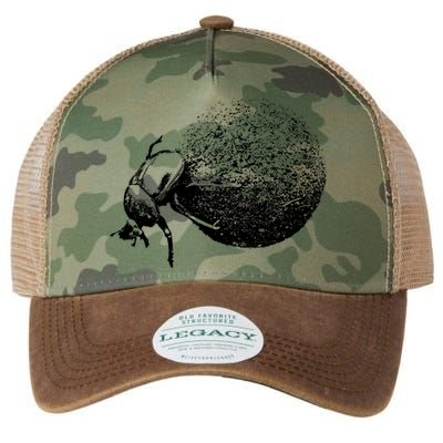 Dung Beetle Rolling Dung Ball African Wildlife Legacy Tie Dye Trucker Hat