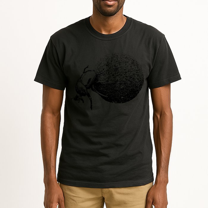 Dung Beetle Rolling Dung Ball African Wildlife Tall T-Shirt