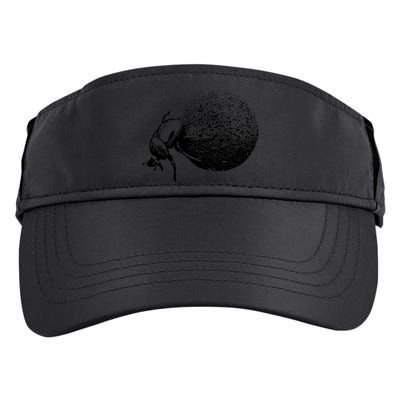 Dung Beetle Rolling Dung Ball African Wildlife Adult Drive Performance Visor
