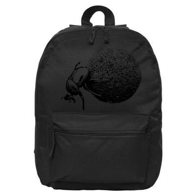 Dung Beetle Rolling Dung Ball African Wildlife 16 in Basic Backpack