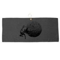 Dung Beetle Rolling Dung Ball African Wildlife Large Microfiber Waffle Golf Towel