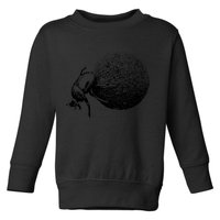Dung Beetle Rolling Dung Ball African Wildlife Toddler Sweatshirt