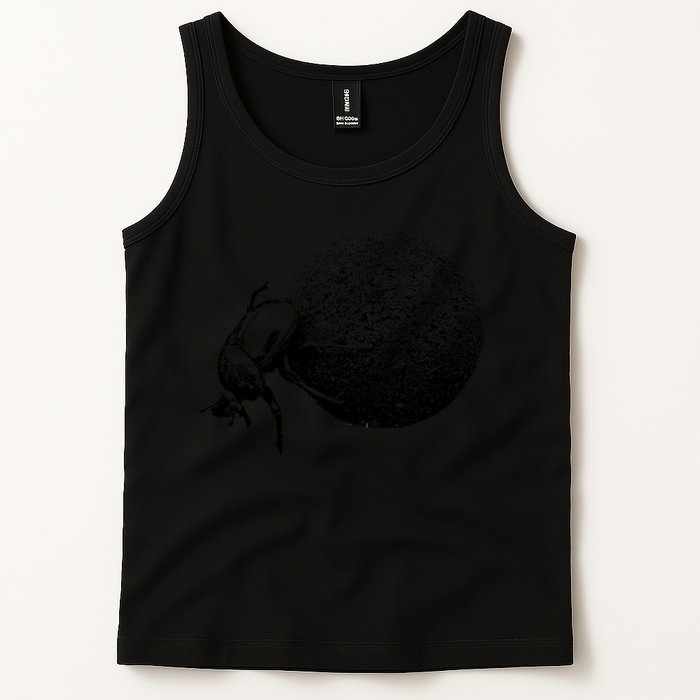 Dung Beetle Rolling Dung Ball African Wildlife Tank Top