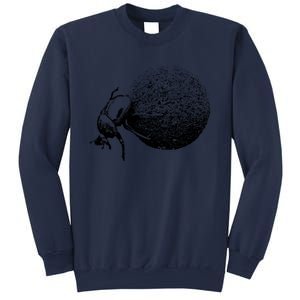 Dung Beetle Rolling Dung Ball African Wildlife Sweatshirt