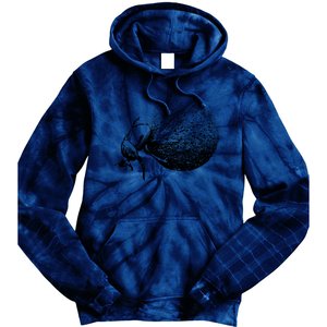 Dung Beetle Rolling Dung Ball African Wildlife Tie Dye Hoodie