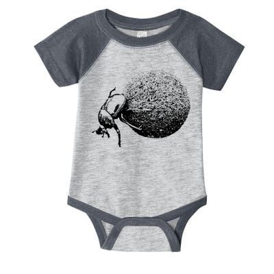 Dung Beetle Rolling Dung Ball African Wildlife Infant Baby Jersey Bodysuit