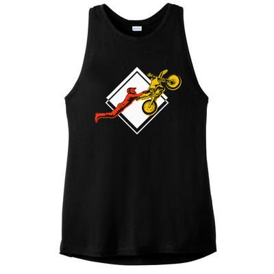 Dirt Bike Riding MX Motocross Supercross Ladies PosiCharge Tri-Blend Wicking Tank