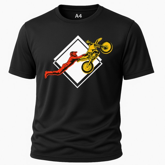 Dirt Bike Riding MX Motocross Supercross Cooling Performance Crew T-Shirt
