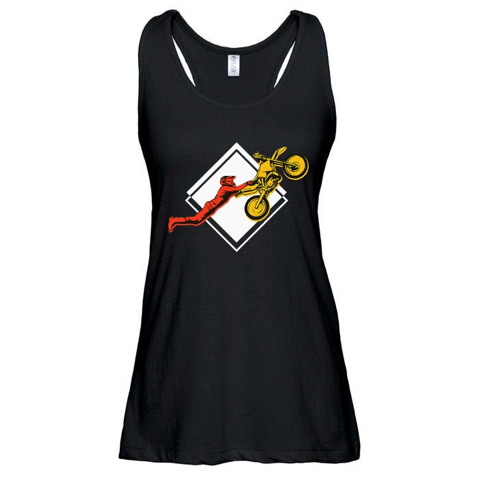 Dirt Bike Riding MX Motocross Supercross Ladies Essential Flowy Tank