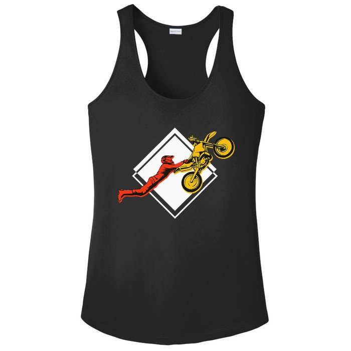 Dirt Bike Riding MX Motocross Supercross Ladies PosiCharge Competitor Racerback Tank