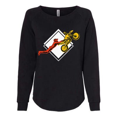 Dirt Bike Riding MX Motocross Supercross Womens California Wash Sweatshirt