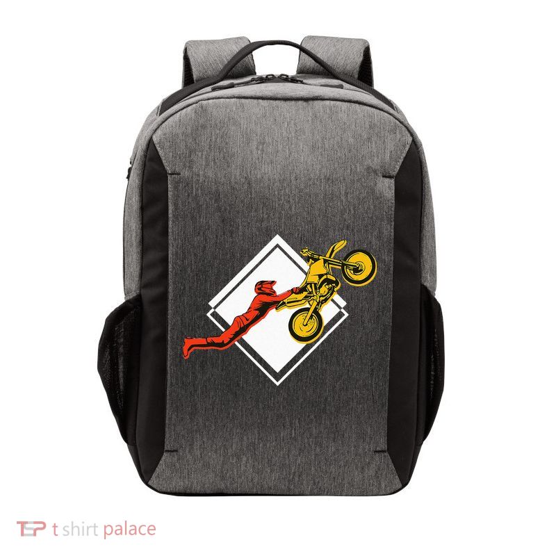 Dirt Bike Riding MX Motocross Supercross Vector Backpack