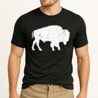 Distressed Buffalo Retro Bison Animal Lover Cooling Performance Crew T-Shirt