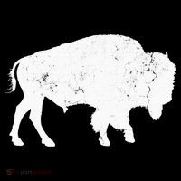 Distressed Buffalo Retro Bison Animal Lover Flatbill Hat