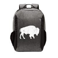 Distressed Buffalo Retro Bison Animal Lover Vector Backpack