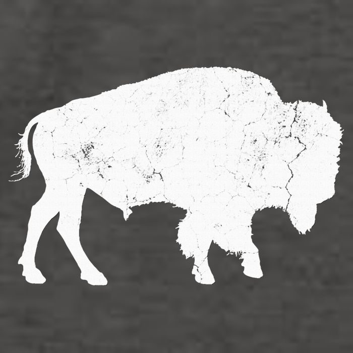 Distressed Buffalo Retro Bison Animal Lover Vector Backpack