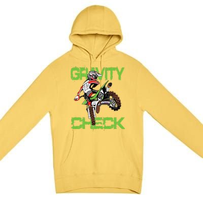 Dirt Bike Rider Motocross Premium Pullover Hoodie