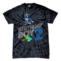 Dirt Bike Rider 2 Years Old Motocross 2nd Birthday Boy Tie-Dye T-Shirt