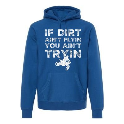 Dirt Bike Riding Mx Motocross Rider Supercross Premium Hoodie