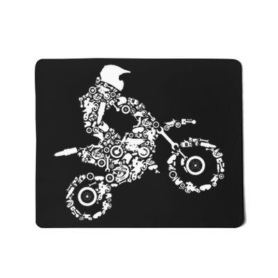 Dirt Bike Rider Motocross Enduro Dirt Biking Gift Mousepad