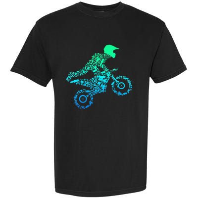 Dirt Bike Rider Motocross Enduro Dirt Biking Gifts Garment-Dyed Heavyweight T-Shirt