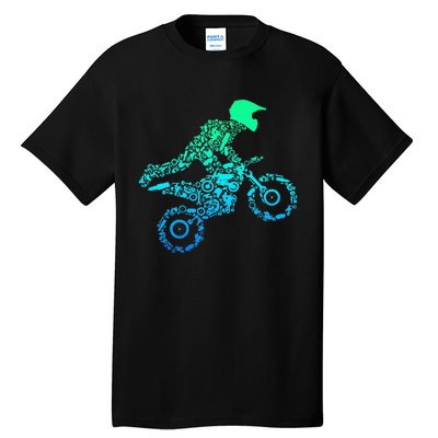 Dirt Bike Rider Motocross Enduro Dirt Biking Gifts Tall T-Shirt