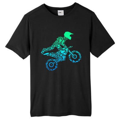 Dirt Bike Rider Motocross Enduro Dirt Biking Gifts Tall Fusion ChromaSoft Performance T-Shirt