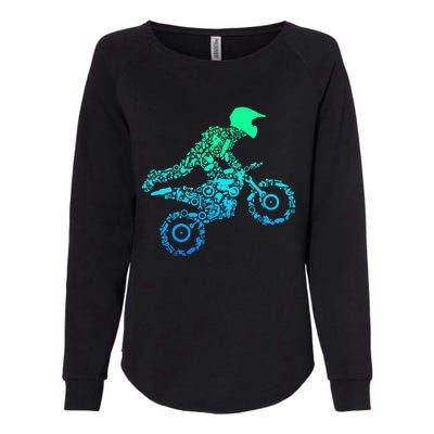 Dirt Bike Rider Motocross Enduro Dirt Biking Gifts Womens California Wash Sweatshirt