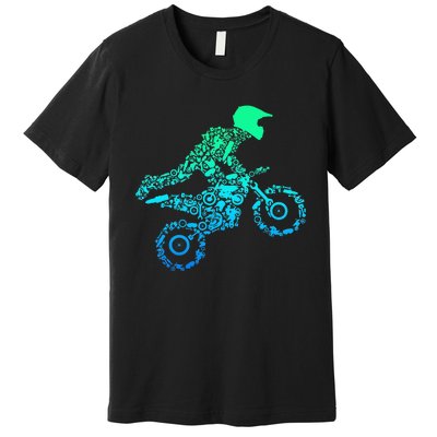 Dirt Bike Rider Motocross Enduro Dirt Biking Gifts Premium T-Shirt