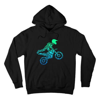 Dirt Bike Rider Motocross Enduro Dirt Biking Gifts Tall Hoodie