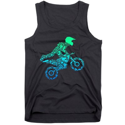 Dirt Bike Rider Motocross Enduro Dirt Biking Gifts Tank Top