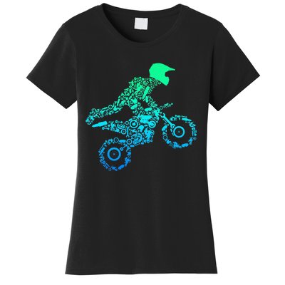 Dirt Bike Rider Motocross Enduro Dirt Biking Gifts Women's T-Shirt