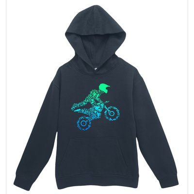 Dirt Bike Rider Motocross Enduro Dirt Biking Gifts Urban Pullover Hoodie