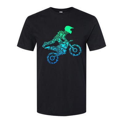 Dirt Bike Rider Motocross Enduro Dirt Biking Gifts Softstyle CVC T-Shirt