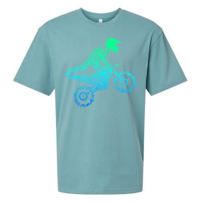 Dirt Bike Rider Motocross Enduro Dirt Biking Gifts Sueded Cloud Jersey T-Shirt