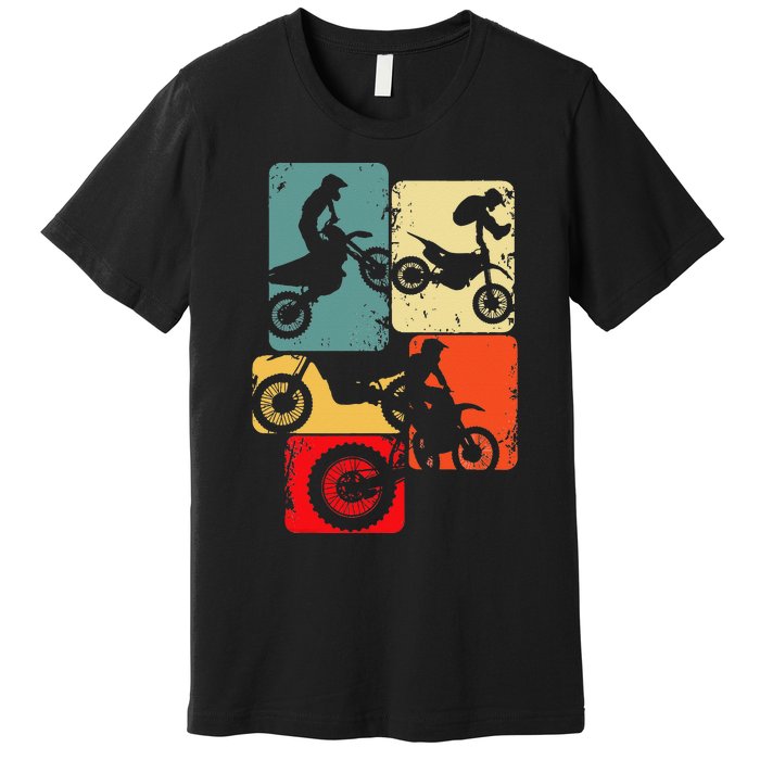 Dirt Bike Rider Motocross Enduro Dirt Biking Premium T-Shirt