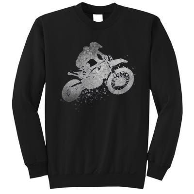 Dirt Bike Rider Racing Extreme Sports Vintage Teen Boy Sweatshirt