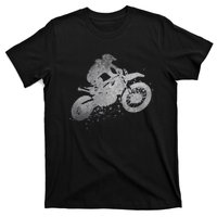 Dirt Bike Rider Racing Extreme Sports Vintage Teen Boy T-Shirt